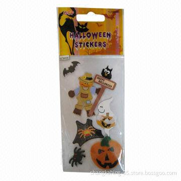 Hottest Hallowmas Home Decoration, Professional Manufacturing, Nonwoven Fabric Sticker